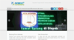Desktop Screenshot of bandung-promo.com