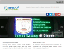 Tablet Screenshot of bandung-promo.com